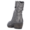 Botki damskie Rieker 93760-90 SILVER/PLATINUM
