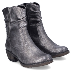 Botki damskie Rieker 93760-90 SILVER/PLATINUM