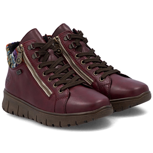 Trzewiki damskie wodoodporne Rieker N1305-35 RED