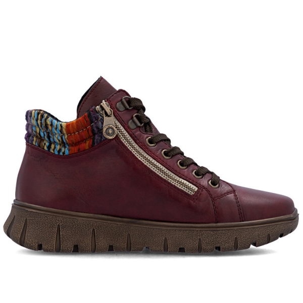 Trzewiki damskie wodoodporne Rieker N1305-35 RED