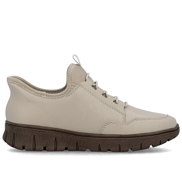 Sneakersy damskie Rieker N1357-60 BEIGE