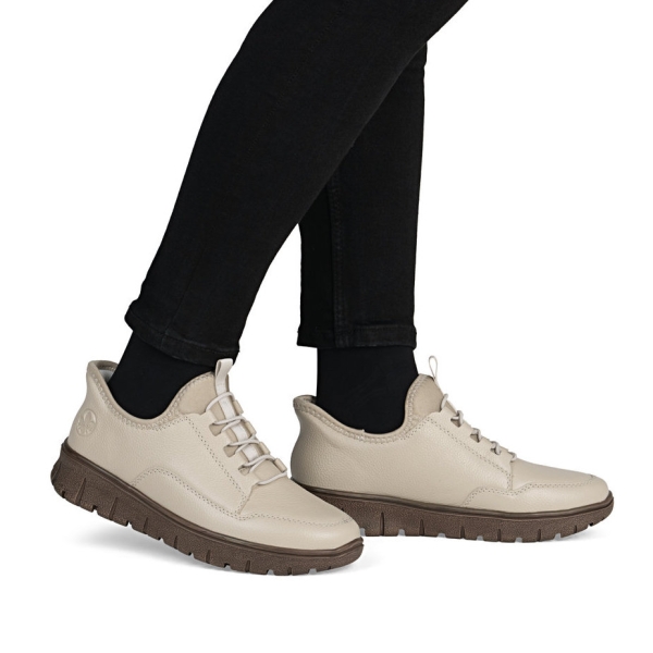Sneakersy damskie Rieker N1357-60 BEIGE