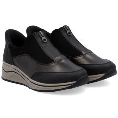 Sneakersy damskie Rieker N9553-25 BROWN COMBINATION