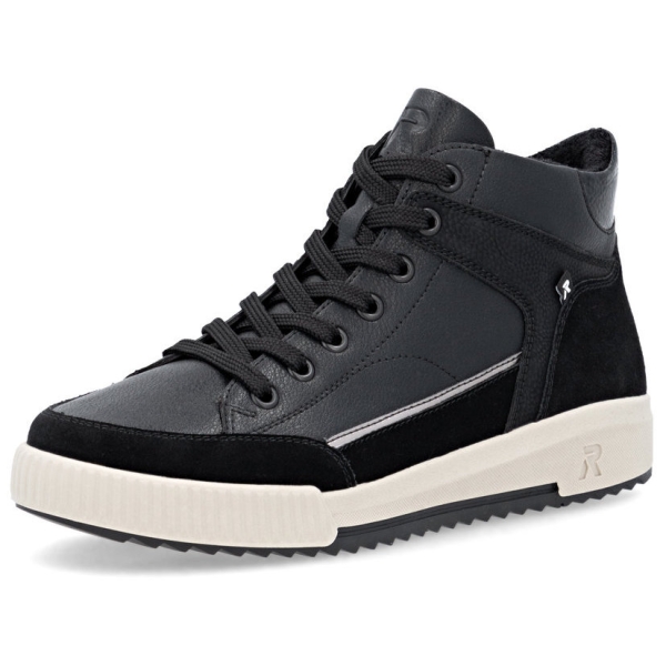Sneakersy damskie Rieker W0171-00 BLACK