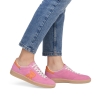 Trampki damskie Rieker W2200-31 PINK