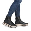 Botki damskie Rieker W3870-00 BLACK