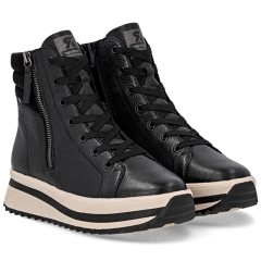 Botki damskie Rieker W3870-00 BLACK