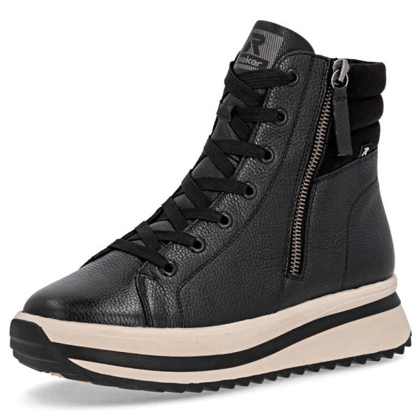 Botki damskie Rieker W3870-00 BLACK