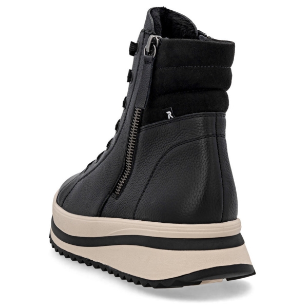 Botki damskie Rieker W3870-00 BLACK