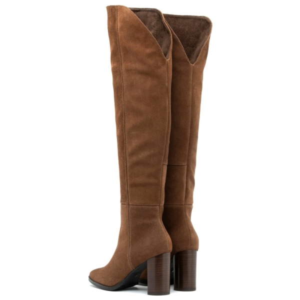 Kozaki damskie Ryłko C8XW2_T_M_2TAF BROWN