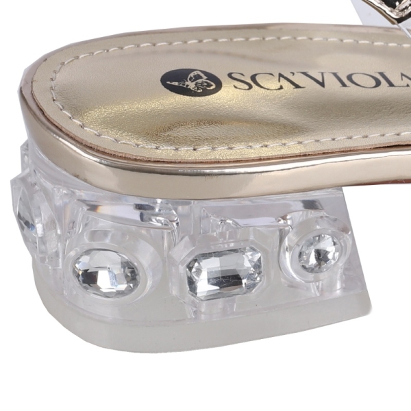 Sandały damskie SCA'VIOLA S-219 GOLD