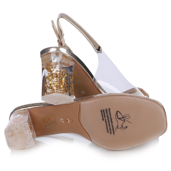 Sandały damskie SCA'VIOLA S-357 GOLD