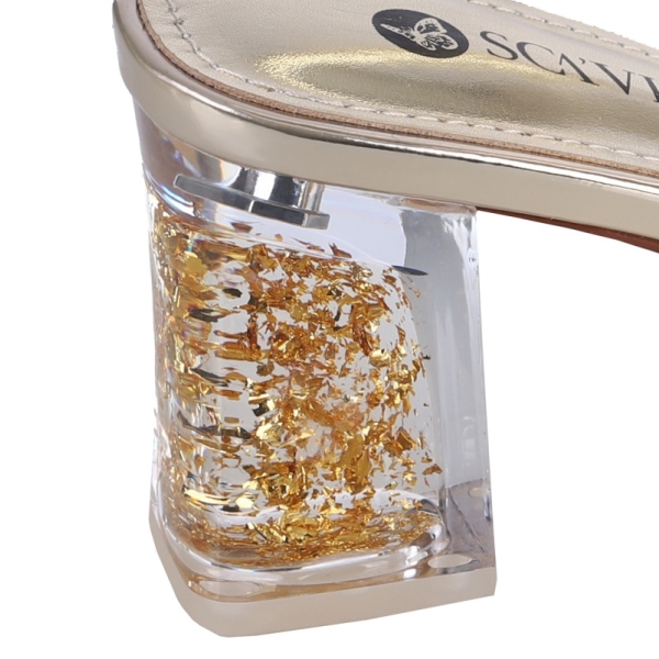 Sandały damskie SCA'VIOLA S-357 GOLD