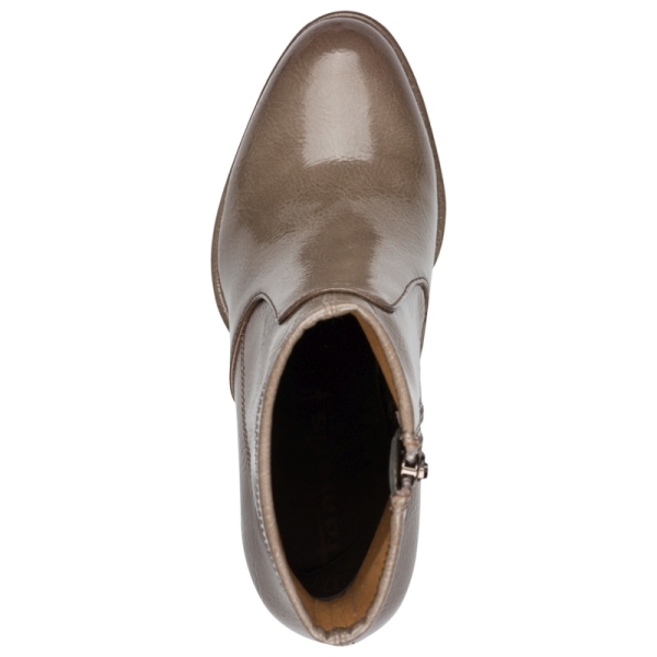 Botki damskie Tamaris 1-25357-41 345 TAUPE PATENT