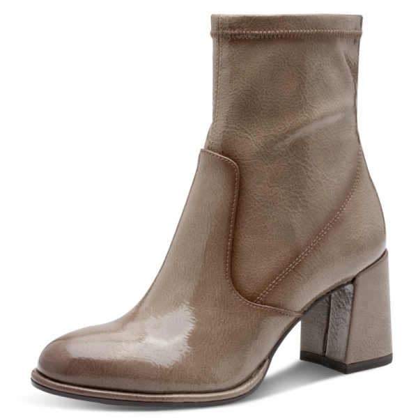 Botki damskie Tamaris 1-25357-41 345 TAUPE PATENT