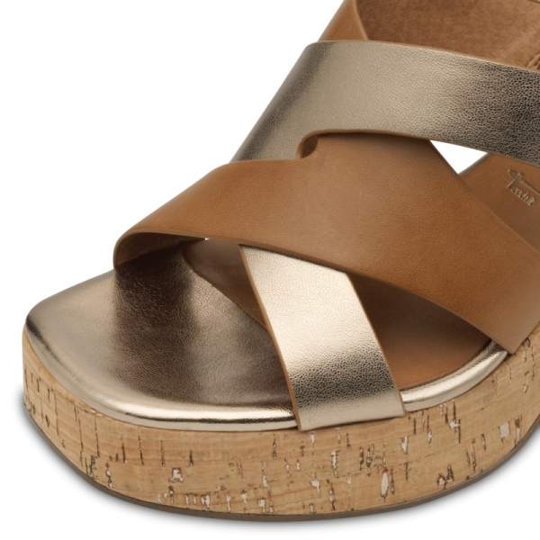 Sandały damskie Tamaris 1-28312-44 392 COGNAC COMBO