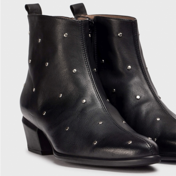 Botki/ kowbojki damskie Wonders D-2002 BULUT NEGRO