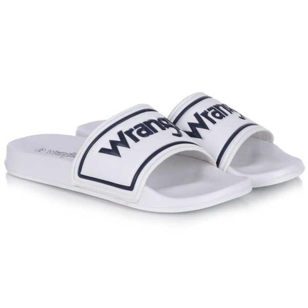 Klapki męskie Wrangler 20261059.1FG AVERELL SLIDER MEN LOW BRIGHT WHITE