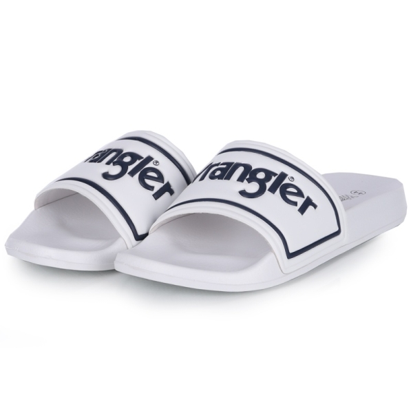 Klapki męskie Wrangler 20261059.1FG AVERELL SLIDER MEN LOW BRIGHT WHITE