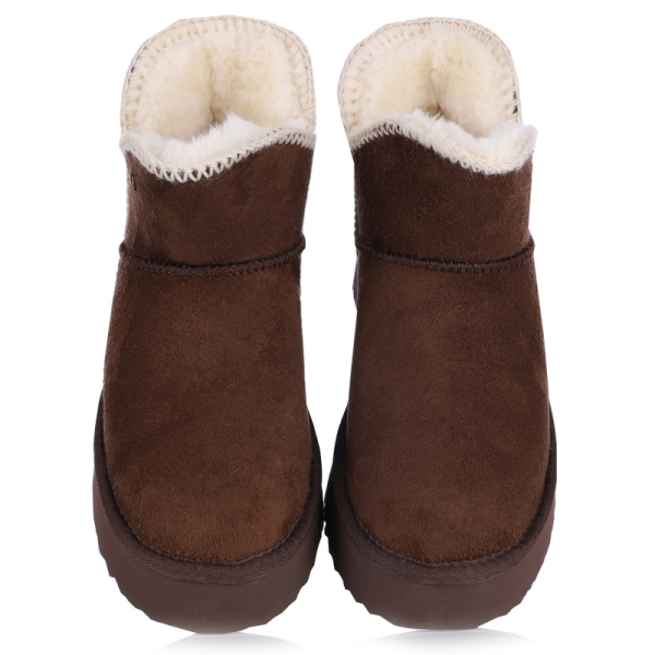 Śniegowce damskie z futerkiem Wrangler 20253093.IKU COFFEE BEAN