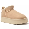 Śniegowce damskie AUSTRALIA LUXE COSY ULTRA PLATFOAM SAND jasny brąz