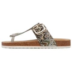 Klapki/japonki damskie s.Oliver 5-27108-44 701 KHAKI