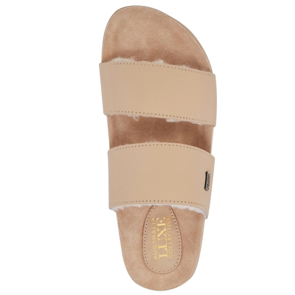 Klapki damskie AUSTRALIA LUXE BRIGITTE ALMOND beżowe
