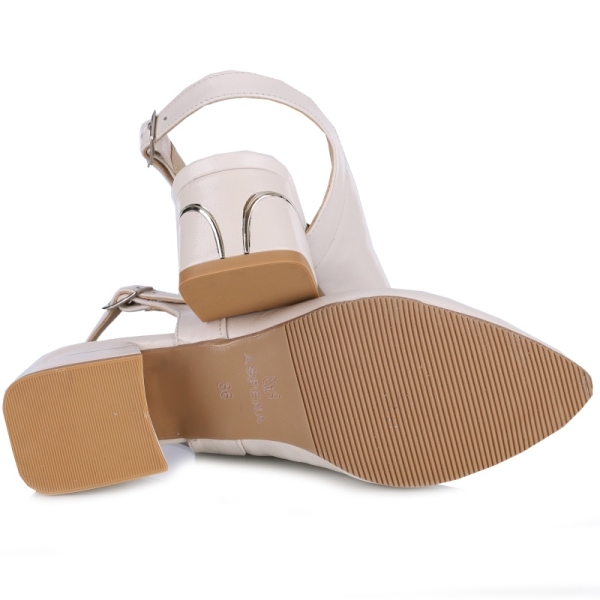 Czółenka damskie z otwartą piętą Aspena KX-2904BL/LP590 R89