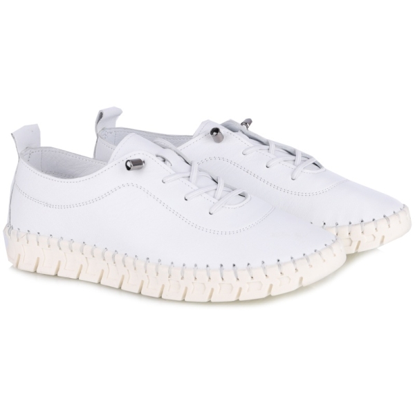 Półbuty damskie Bombonella 12T 372-A860 WHITE