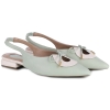 Czółenka damskie z odkrytą piętą Bombonella 1T 01 216 68 MINT-CREAM