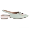 Czółenka damskie z odkrytą piętą Bombonella 1T 01 216 68 MINT-CREAM