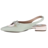 Czółenka damskie z odkrytą piętą Bombonella 1T 01 216 68 MINT-CREAM