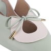 Czółenka damskie z odkrytą piętą Bombonella 1T 01 216 68 MINT-CREAM