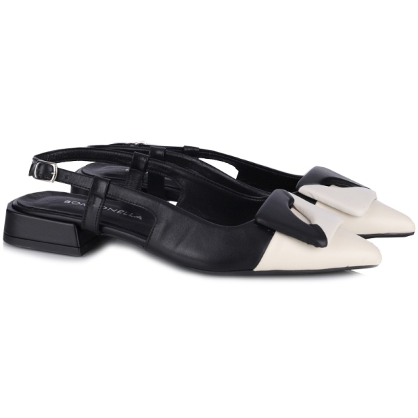 Sandały damskie Bombonella 1T 01 2185 H2514 CREAM-BLACK