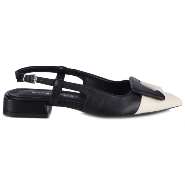 Sandały damskie Bombonella 1T 01 2185 H2514 CREAM-BLACK