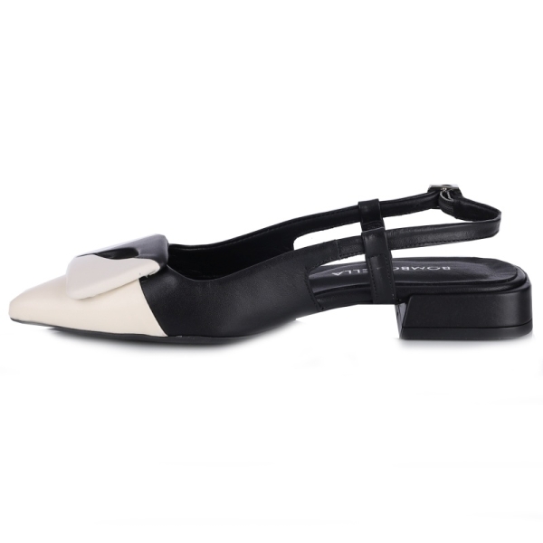 Sandały damskie Bombonella 1T 01 2185 H2514 CREAM-BLACK