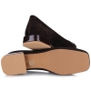 Baleriny damskie Bombonella 1T 216 1968 BROWN SUEDE - BROWN PATENT