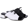 Klapki damskie Bombonella 1T 417 1118 WHITE-BLACK