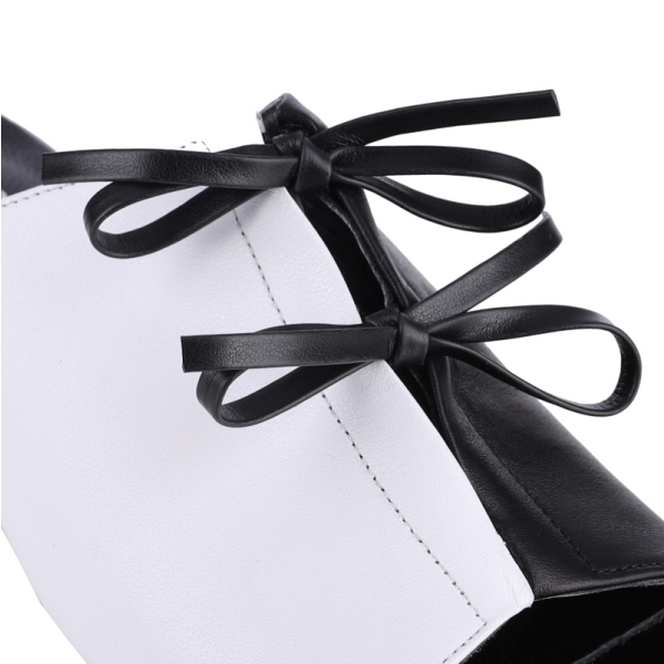 Klapki damskie Bombonella 1T 417 1118 WHITE-BLACK