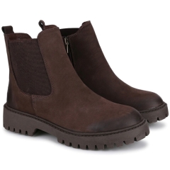 Botki damskie Bombonella 5T 06004 ZN BOT DARK BROWN NUBUCK