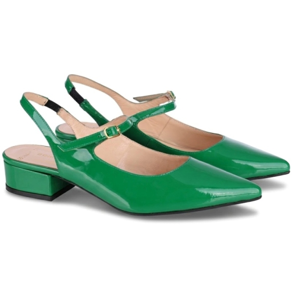 Czółenka damskie Bombonella 8T G113 45064-1 YESIL RUGAN