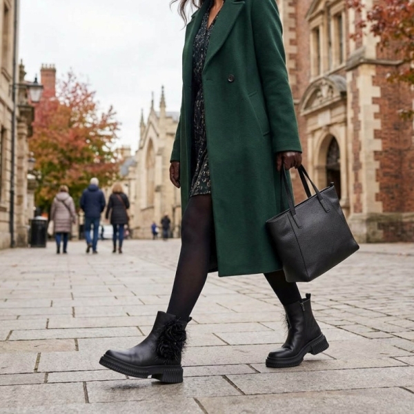 Botki damskie Bombonella 8T P323 24-231 - 01 czarne