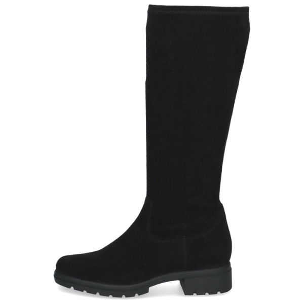 Kozaki damskie Caprice 9-25536-47 044 BLACK STRETCH