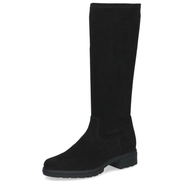 Kozaki damskie Caprice 9-25536-47 044 BLACK STRETCH