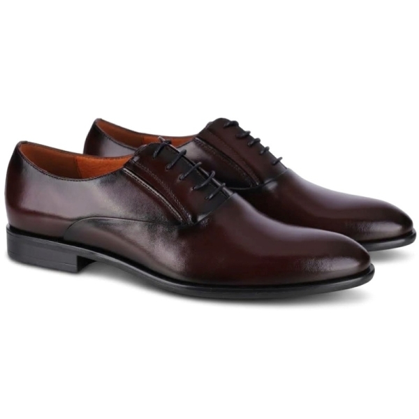 Półbuty męskie Conhpol C00C-B370-0412-00S02 BORDO/412