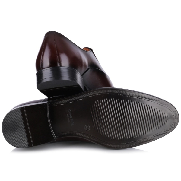 Półbuty męskie Conhpol C00C-B370-0412-00S02 BORDO/412