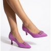 Czółenka damskie D&A S.Barski CR61-3123 PURPLE