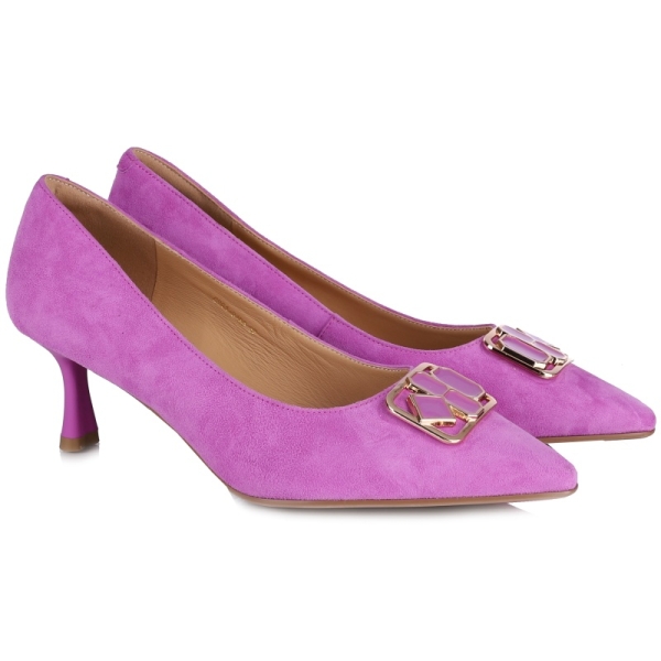 Czółenka damskie D&A S.Barski CR61-3123 PURPLE