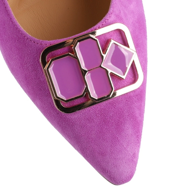 Czółenka damskie D&A S.Barski CR61-3123 PURPLE