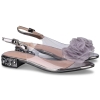 Sandały damskie transparentne D&A S.Barski MR61-9003 PEWTER